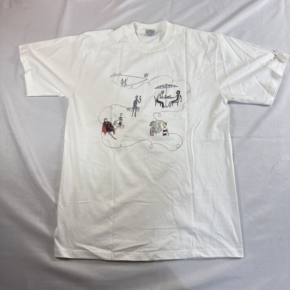 Butterfield Robinson Travel Graphic T-Shirt White Medium Art